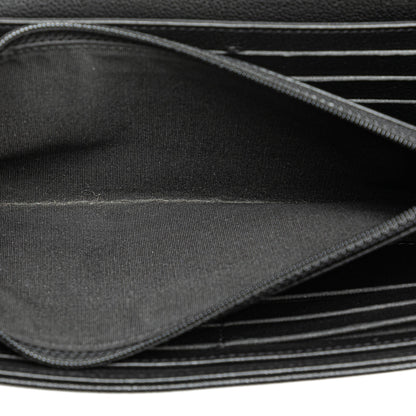 Chanel CC Calfskin Long Wallet Black