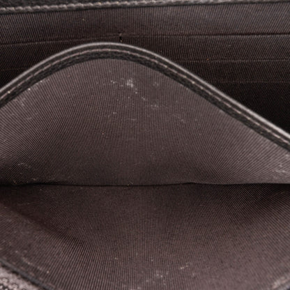 Chanel Studded Leather Wallet on Chain Black
