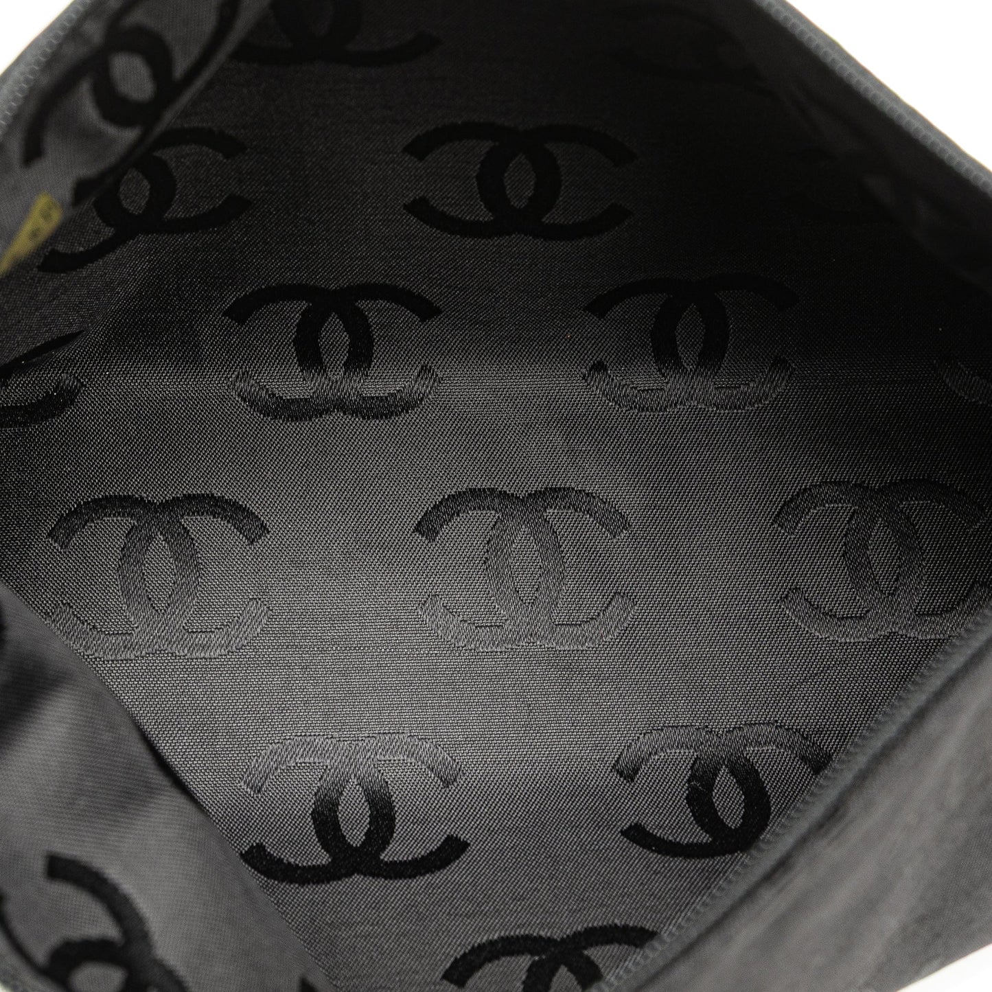 Chanel CC Wild Stitch Lambskin Handbag Black