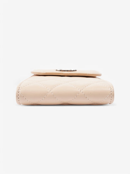 Chanel CC Wallet On Chain Phone Holder Nude Leather