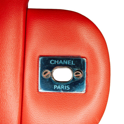 Chanel Jumbo Classic Lambskin Double Flap Orange