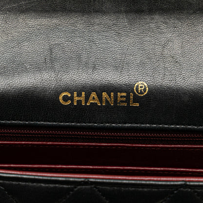 Chanel Medium Reissue 2.55 Quilted Lambskin Single Flap Black