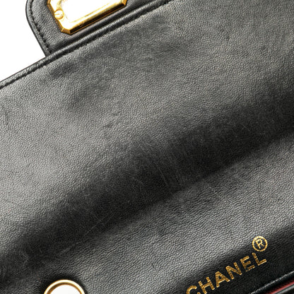 Chanel Medium Reissue 2.55 Quilted Lambskin Single Flap Black