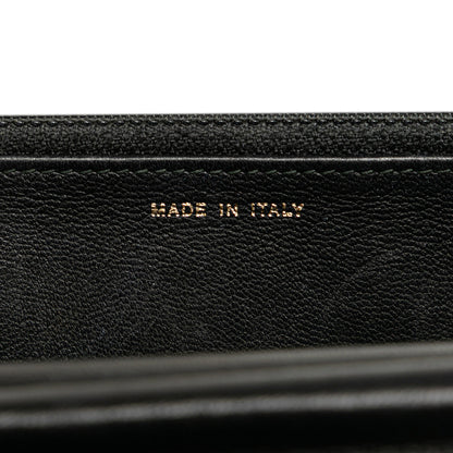 Chanel CC Studded Lambskin Wallet on Chain Black