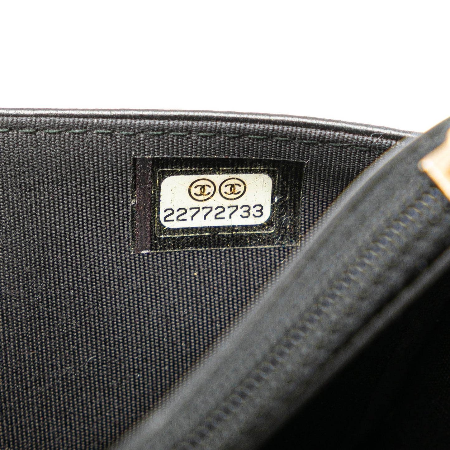 Chanel CC Studded Lambskin Wallet on Chain Black