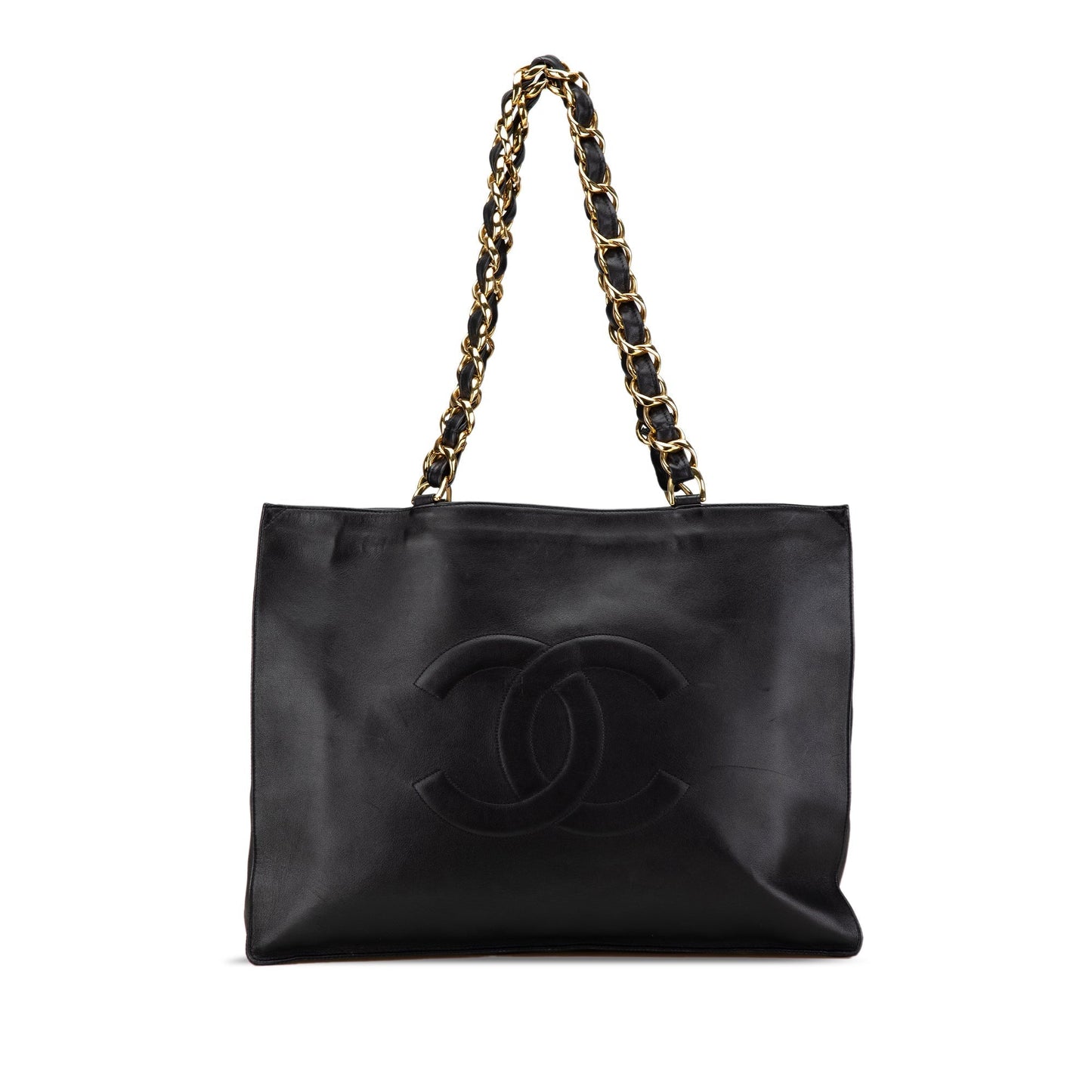 Chanel CC Lambskin XL Tote Black
