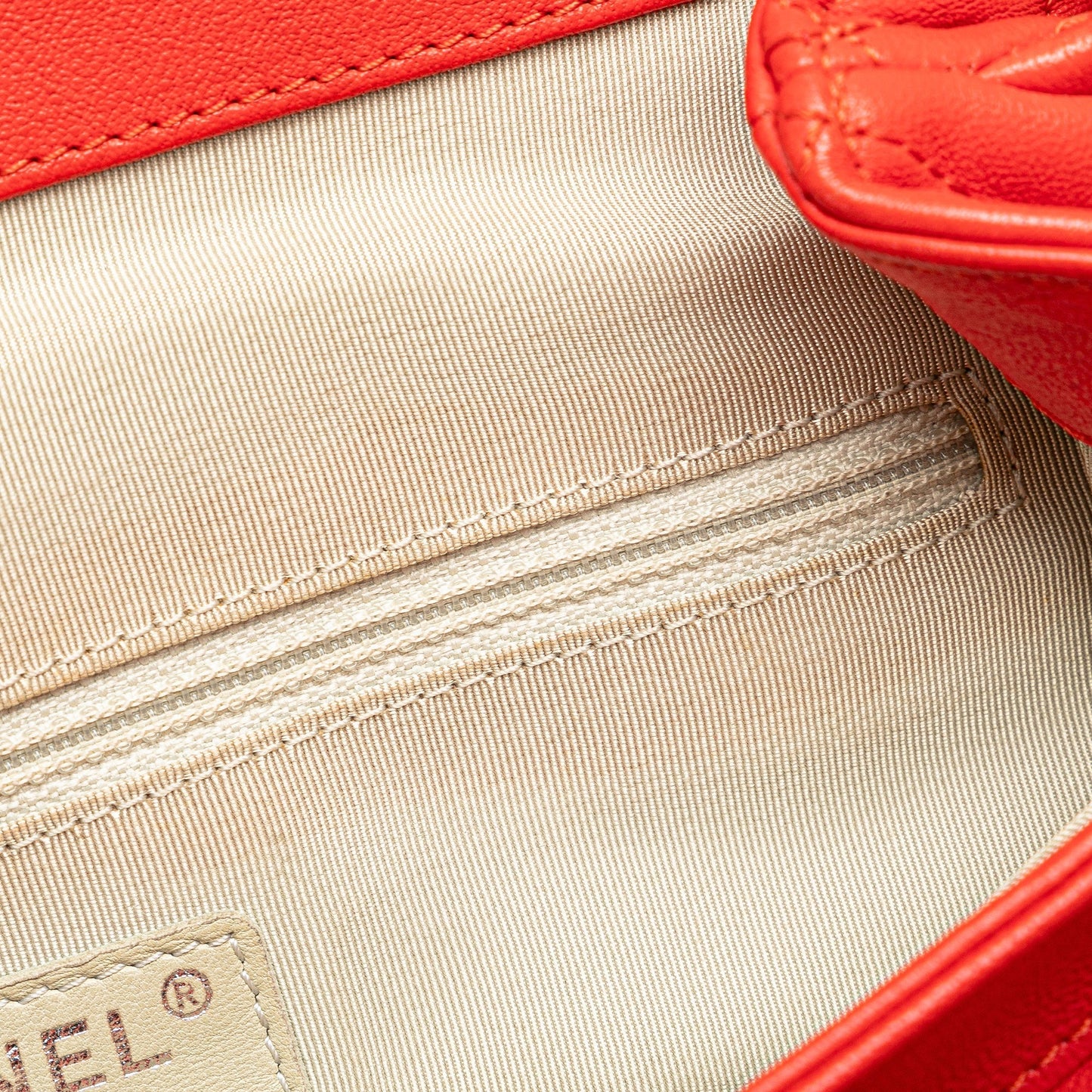 Chanel Large Quilted Lambskin Chain Around Flap Red