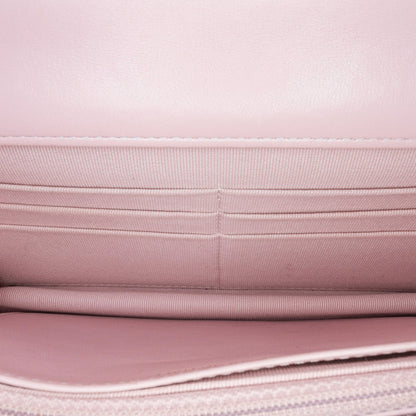 Chanel Quilted Lambskin 19 Wallet on Chain Pink