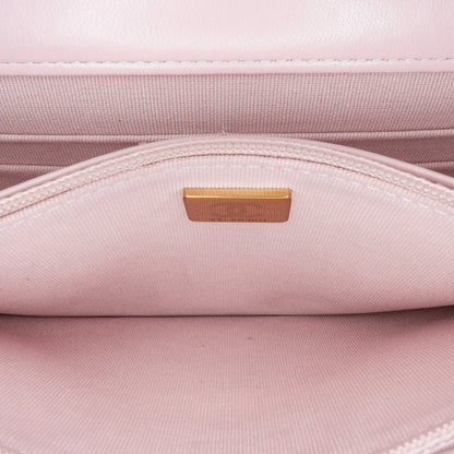 Chanel Quilted Lambskin 19 Wallet on Chain Pink