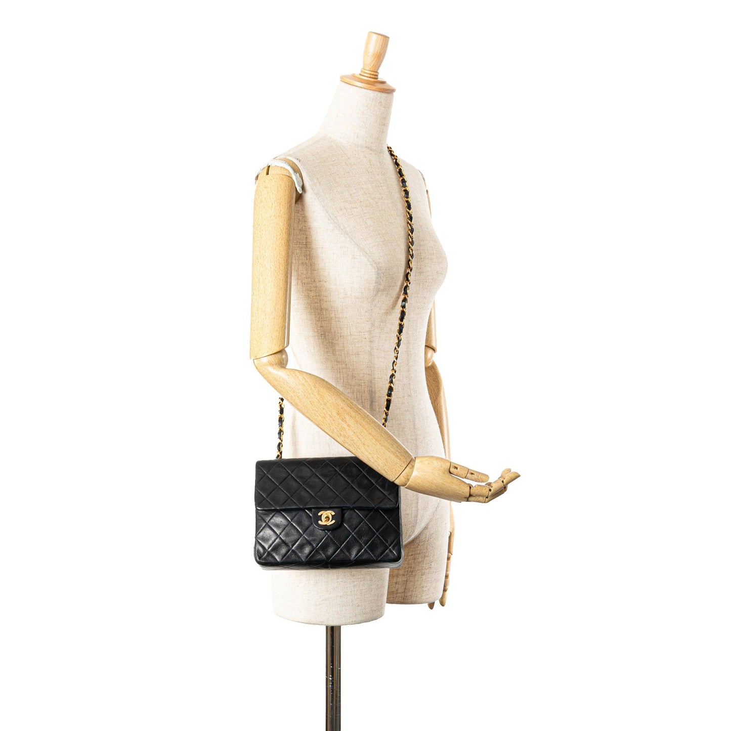 Chanel Mini Classic Lambskin Single Flap Black