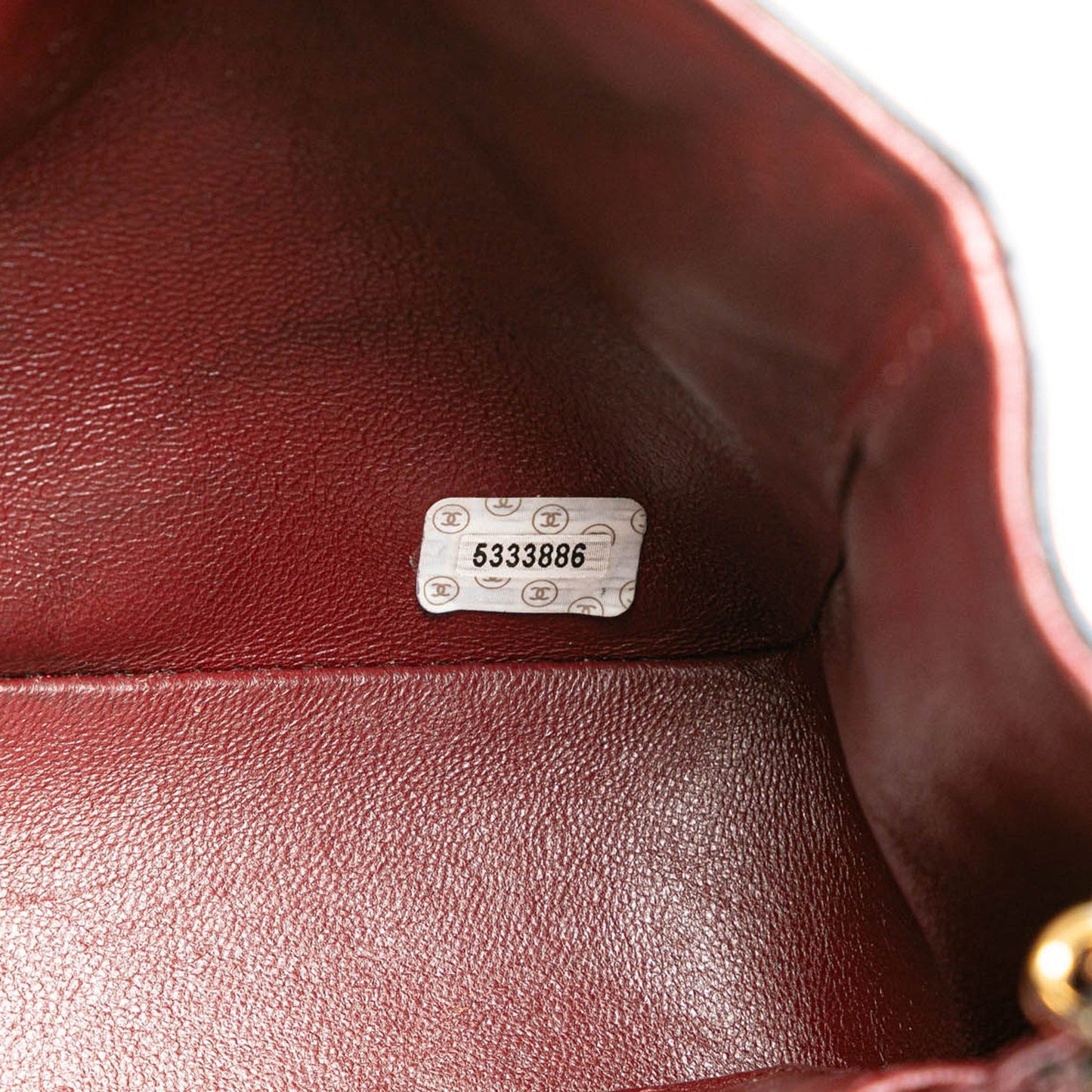 Chanel Mini Square Quilted Lambskin Single Flap Black