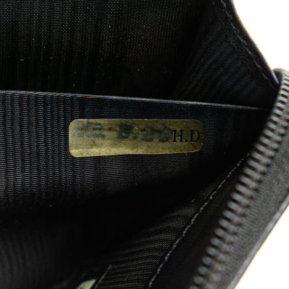 Chanel CC Caviar Zip Around Wallet Black