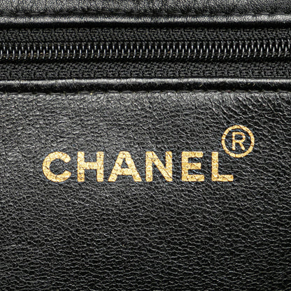 Chanel CC Lambskin Chain Tote Black
