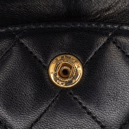 Chanel Small Classic Lambskin Double Flap Black