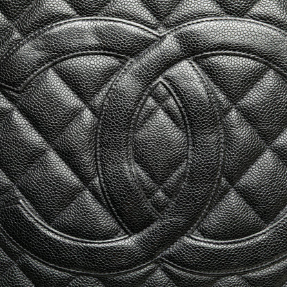 Chanel Caviar Medallion Tote Black