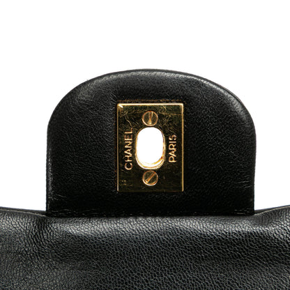 Chanel Small Classic Lambskin Double Flap Black