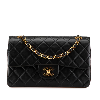 Chanel Small Classic Lambskin Double Flap Black