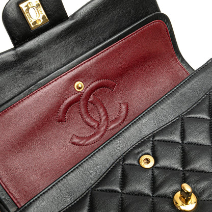 Chanel Small Classic Lambskin Double Flap Black