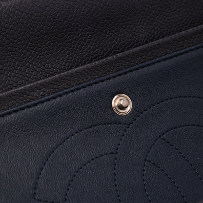 Chanel Jumbo Classic Caviar Double Flap Black