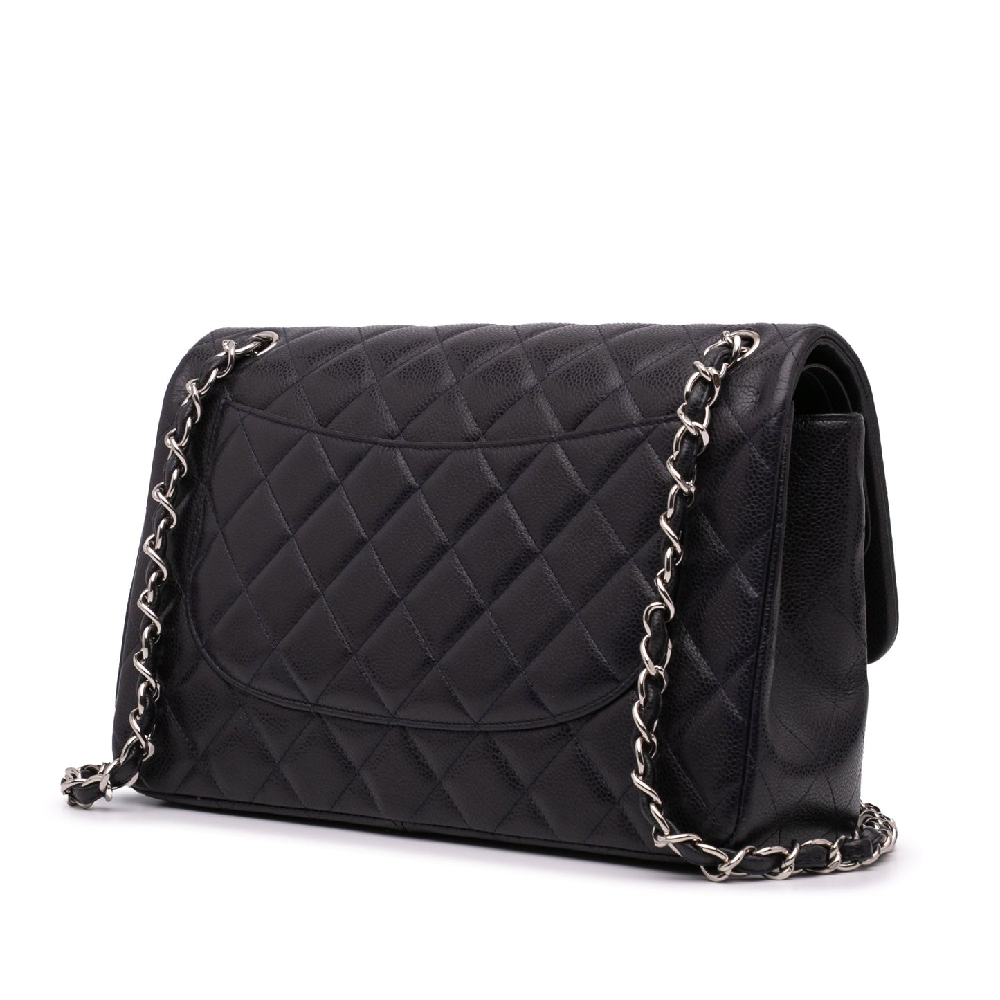 Chanel Jumbo Classic Caviar Double Flap Black