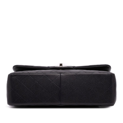 Chanel Jumbo Classic Caviar Double Flap Black