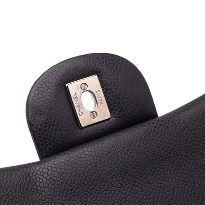 Chanel Jumbo Classic Caviar Double Flap Black