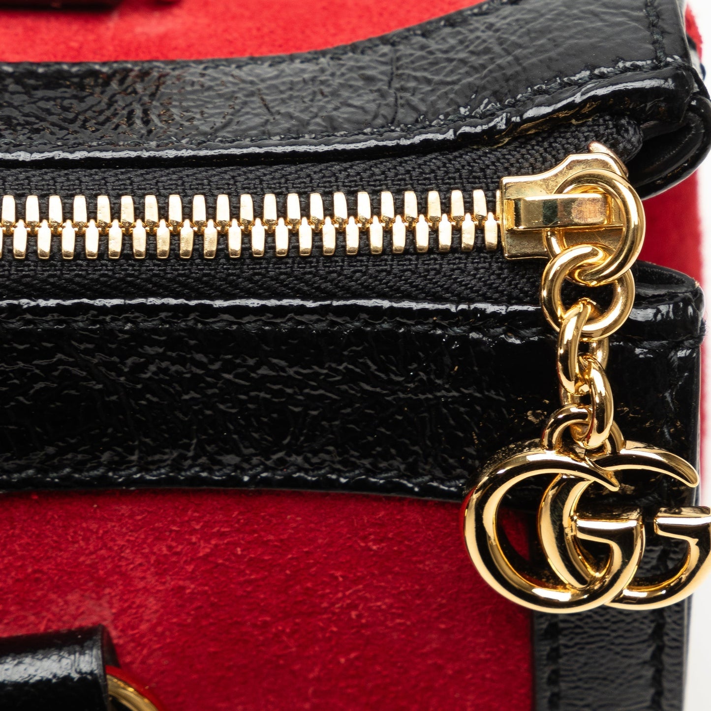 Gucci Small Suede Ophidia Satchel Red