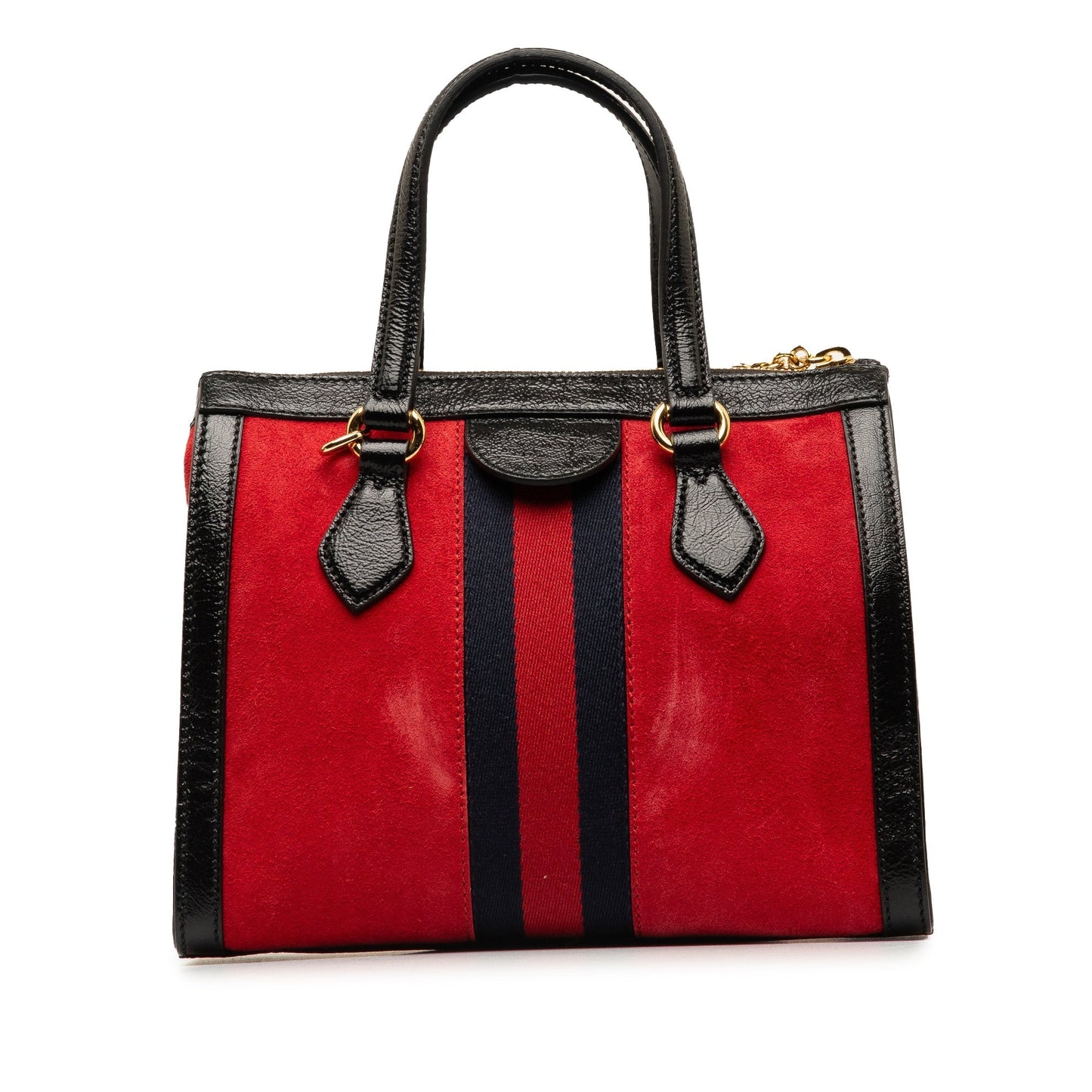 Gucci Small Suede Ophidia Satchel Red