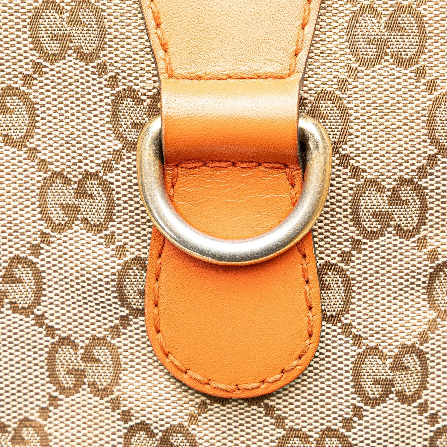 Gucci GG Canvas Web Joy Boston Bag Brown