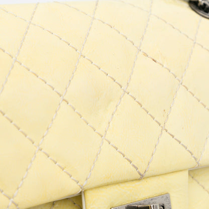 Chanel Mini Reissue 2.55 Patent Double Flap Yellow
