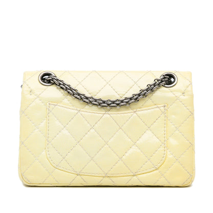 Chanel Mini Reissue 2.55 Patent Double Flap Yellow