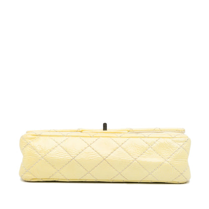 Chanel Mini Reissue 2.55 Patent Double Flap Yellow