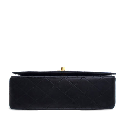 Chanel Small CC Quilted Lambskin Full Flap Black