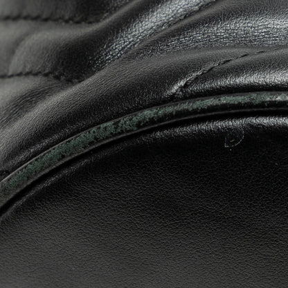 Gucci Mini GG Marmont Matelasse Bucket Bag Black