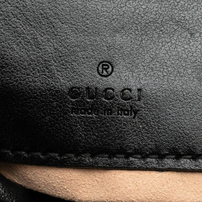 Gucci Mini GG Marmont Matelasse Bucket Bag Black