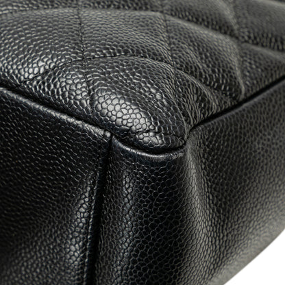 Chanel Caviar Petite Shopping Tote Black