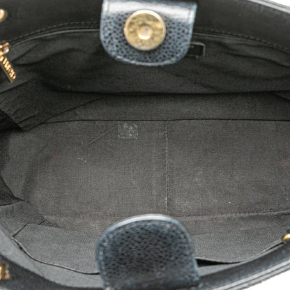 Chanel Caviar Petite Shopping Tote Black