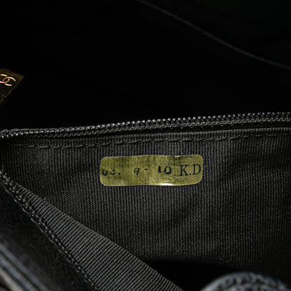 Chanel Caviar Petite Shopping Tote Black