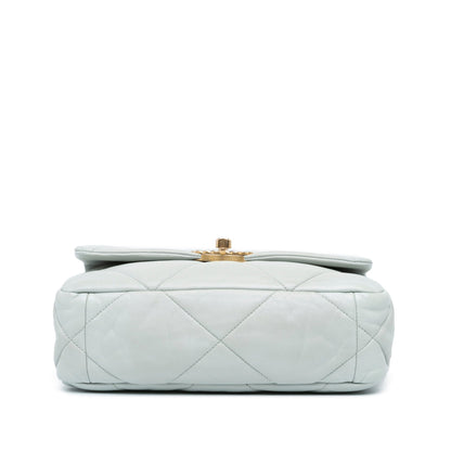 Chanel Medium Lambskin 19 Flap Gray