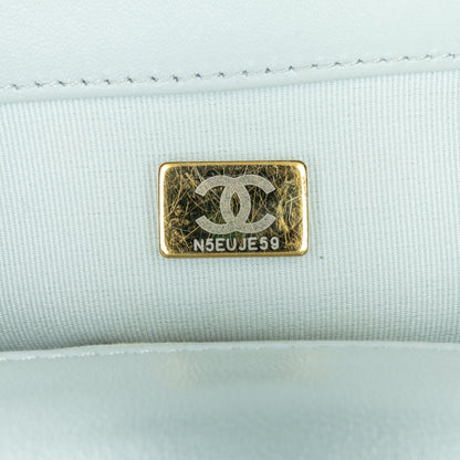Chanel Medium Lambskin 19 Flap Gray