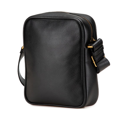 Gucci Leather Logo Crossbody Black