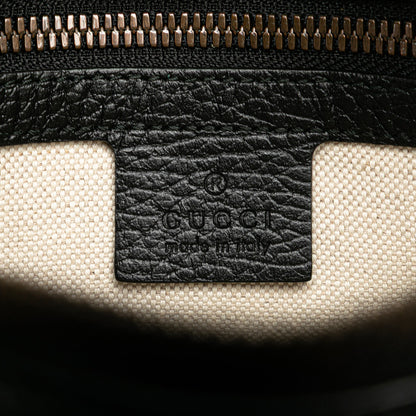 Gucci Leather Logo Crossbody Black