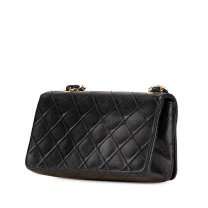 Chanel Mini CC Quilted Lambskin Full Flap Black