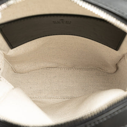 Gucci Jumbo GG Embossed Leather Sling Bag Black