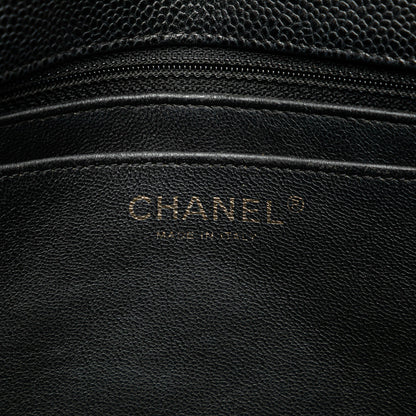Chanel Jumbo Classic Caviar Single Flap Black