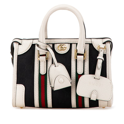 Gucci Mini GG Canvas Bauletto Black