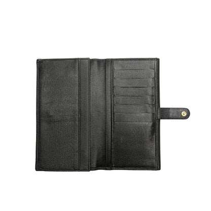 Chanel Calfskin CC Long Wallet Black