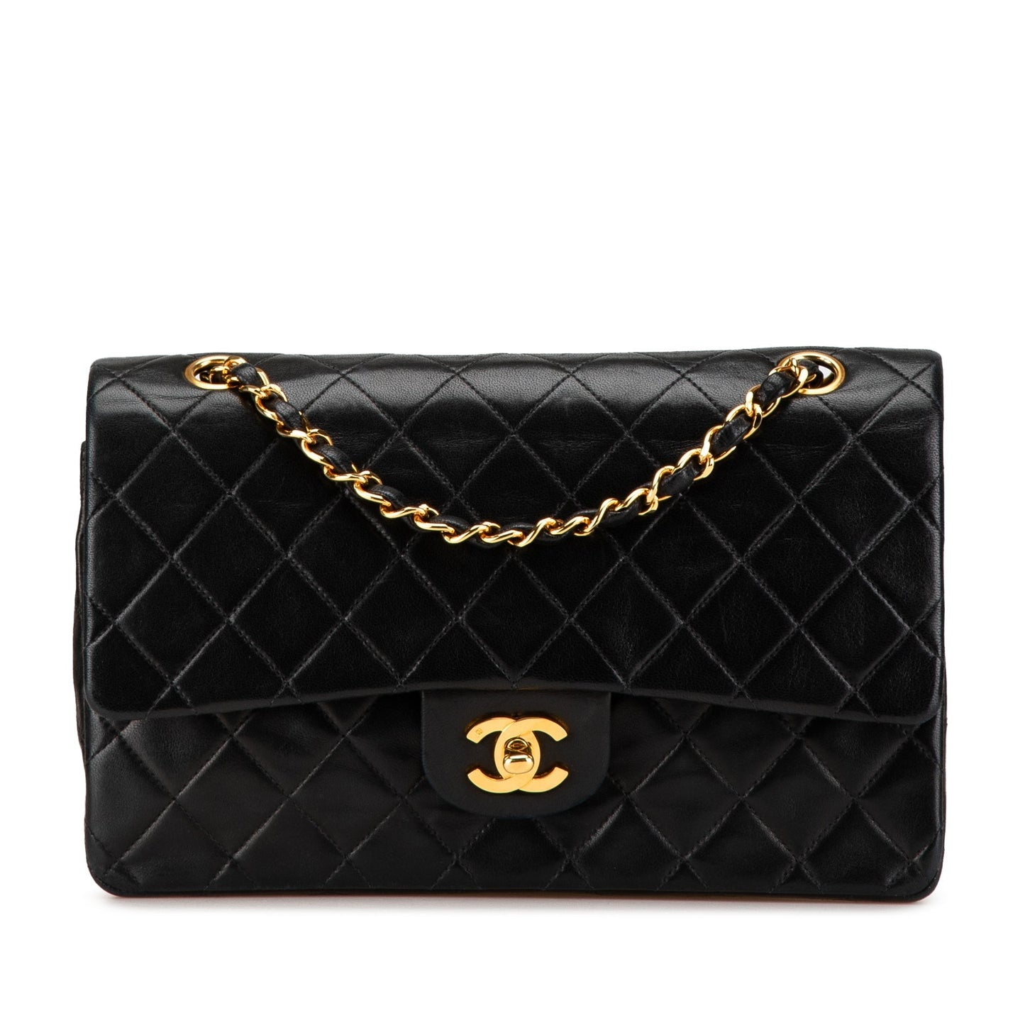 Chanel Medium Classic Lambskin Double Flap Black