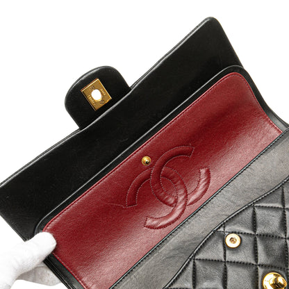 Chanel Medium Classic Lambskin Double Flap Black