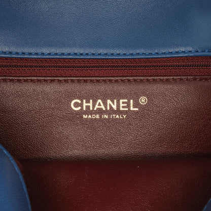 Chanel Medium Lambskin Trendy CC Flap Blue